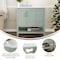 Flash Furniture Vega 36 Inch Vanity w/Sink, Storage Cabinet w/Soft Close Doors, Open Shelf and 3 Drawers, Sage FS-VEGA36-KD-SG-GG - alternate 6